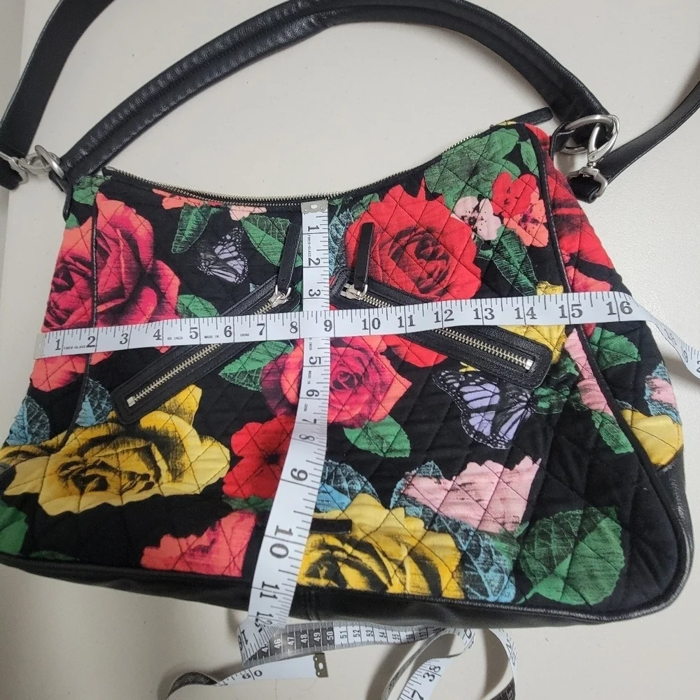 Vera Bradley Retired Vivian Havana Hobo Bag.